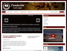 Tablet Screenshot of fundacionsonami.cl